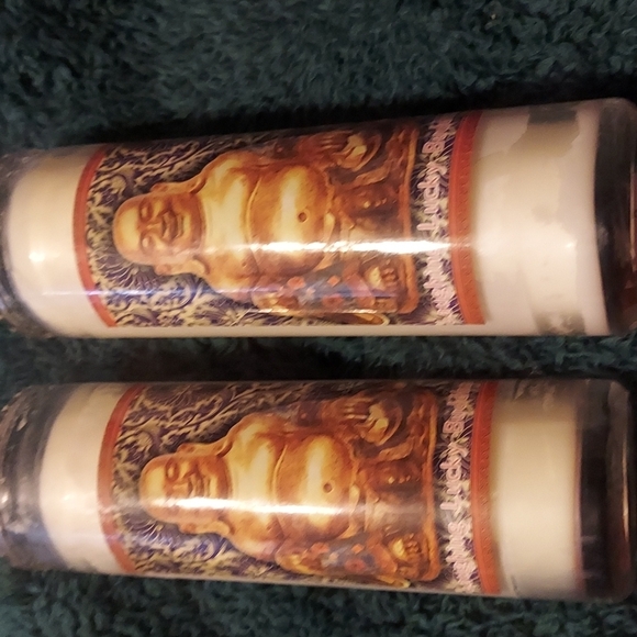 COPY - 1 laughing lucky Buddha candle 2 avail - Picture 1 of 4